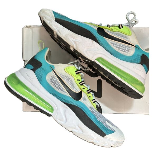 NIKE AIR MAX 270 REACT SE - Oracle Aqua/Black/Ghost Green - Size 12 Deadstock main image 4